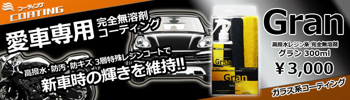 コーティング剤 Gran グラン 300ml 株式会社ヴィプロス Vipro S Co Ltd